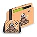 Head Case Designs Licenza Ufficiale Animal Club International Bradipo Facce Opaca in Vinile Sticker Gaming Pelle Adesivo Compatibile con Nintendo Switch OLED
