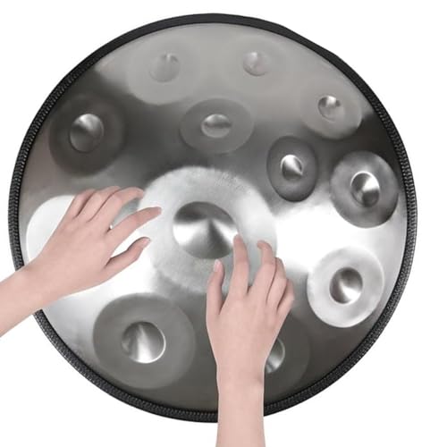 TOCTUS Gold Hand Drum 12 Notas Handpan en Re menor 22 pulg miniatura 1