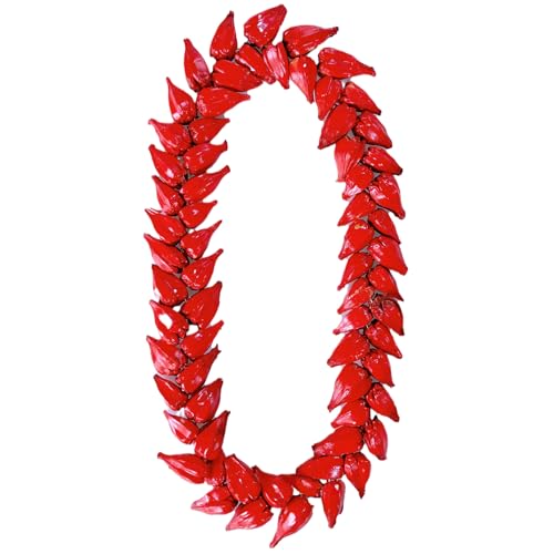 TrinhGuo UlaFala Samoa Necklace Red Necklace Men Women Hawaii Natural Chain Decor Fala necklace