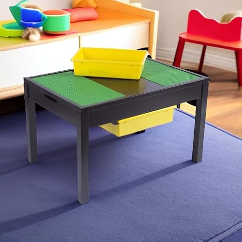 image for UTEX KIDS UTEX Large 2 in 1 Kid Activity Table with Storage for Older 