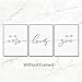 Set of 3, All of Me Loves All of You Print Quote, Bedroom Print Set, Minimalist Wall Art, Bedroom Poster, Above Bed Artwork, Home Decor,11x14inch Unframed