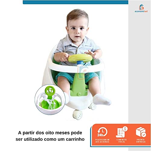 Cadeirão Booster Alimentação 4 Em 1 Lily Verde Baby Style