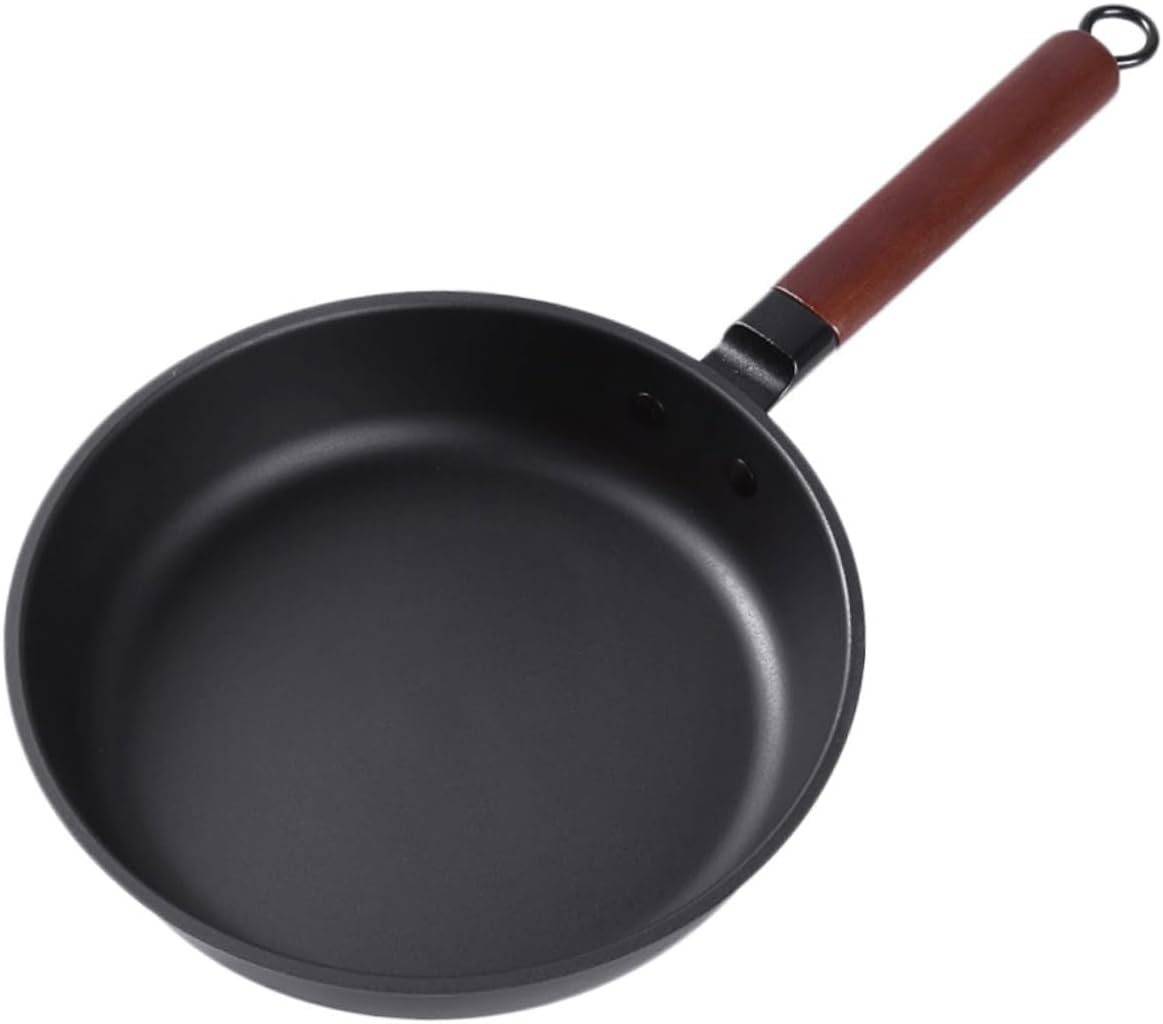 Non-stick Pancake Cooking Pan Uncoated Steak Frying Pan Versatile Skillet for Gas Induction Cooktops Easy to Clean Kitchen Essential