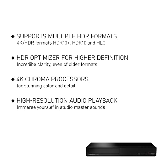 Panasonic DP-UB154P-K 4K Blu Ray Player, Ultra Hd Premium Video Playback And Hi-Res Audio thumb #1