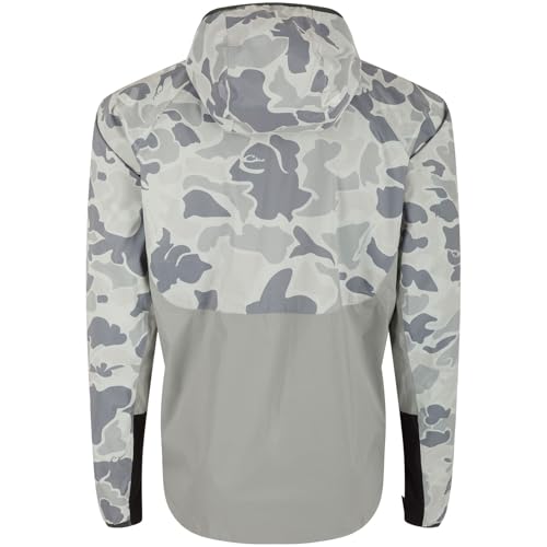 Drake Waterfowl Men's Ultra-Lite Backwaters Waterproof Stretch Breathable Jacket with Coated Zippers & Ergonomic Thumbholes2
