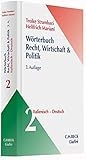 Wörterbuch für Recht und Wirtschaft: Wörterbuch Recht, Wirtschaft & Politik Bd. 2: Italienisch - Deutsch
