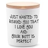 Gifts for Her Funny Romantic Unique Valentines Day Anniversary Christmas Birthday I Love You Gift for Girlfriend Wife Novelty Lavender Scented Soy Candle