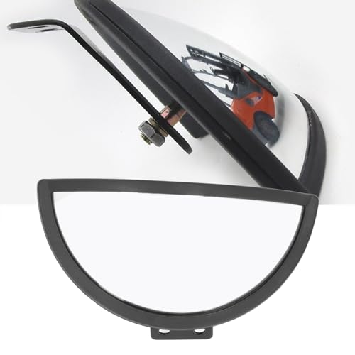Rückspiegel für Gabelstapler, Verstellbarer Konvexer Rückspiegel für Traktor Gabelstapler Winkel Spiegel Universal Außenspiegel Blindspiegel, für ein Optimales Blickfeld