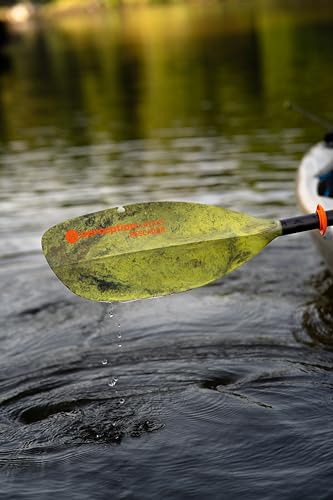 Image of Perception Kayaks Pescador Adjustable Kayak Fishing Paddle -2 Piece Moss camo, 230-250cm /90.5-98.5 inch
