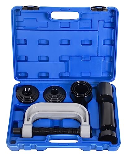 DHA Heavy Duty Ball Joint Press & U Joint Removal Tool Kit with 4x4 Adapters for Most 2WD and 4WD Cars and Light Trucks