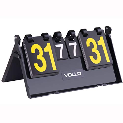 Placar PVC Rigido 31 Pontos 7 Sets Preto Único Vollo Sports