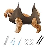 DaizySight Hundepflege Hängematte Set für Kleine Hunde Krallen Friseur - Größe S, Hängegeschirr für Nageltrimmen, Krallenschneider, Haustierpflege