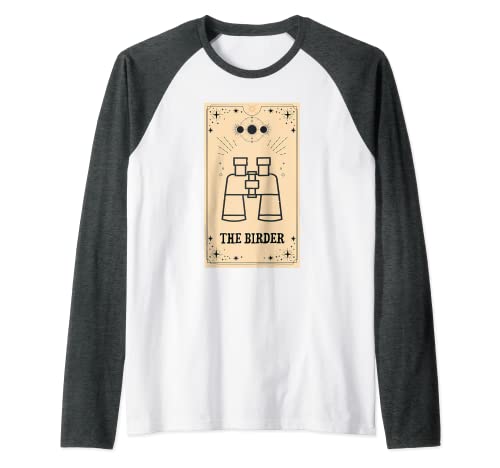The Birder Tarot Raglan Baseball Tee