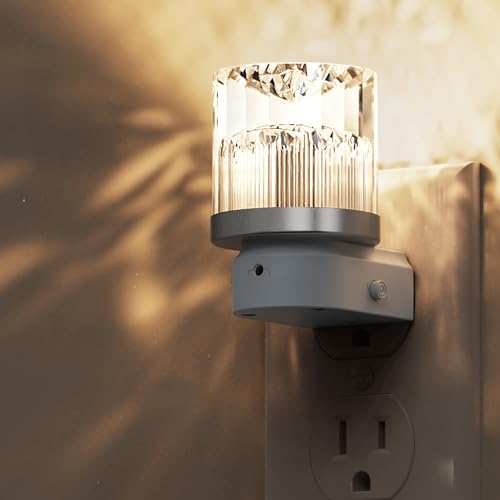 Image of L LOHAS LED Night Light, Night Lights Plug into Wall, 3000K Soft Light LED NightLights, Built in Dusk to Dawn Sensor for Hallway, Bathroom, Rooms