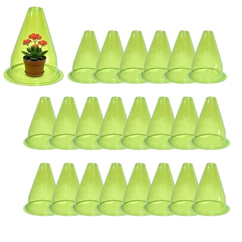 Cloches de jardín para evitar daños de animales en plantas y verduras