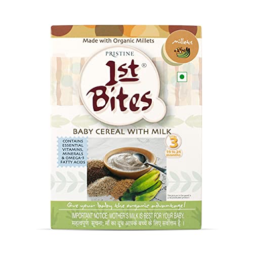 Image of Pristine 1st BITES Baby Cereal 300g | Baby Food (10-24 Months) Stage-3, Organic Millets | Infant Food