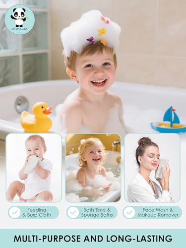 23% Off HIPHOP PANDA Baby Washcloths – Soft Bamboo 6 Pack - Image 8