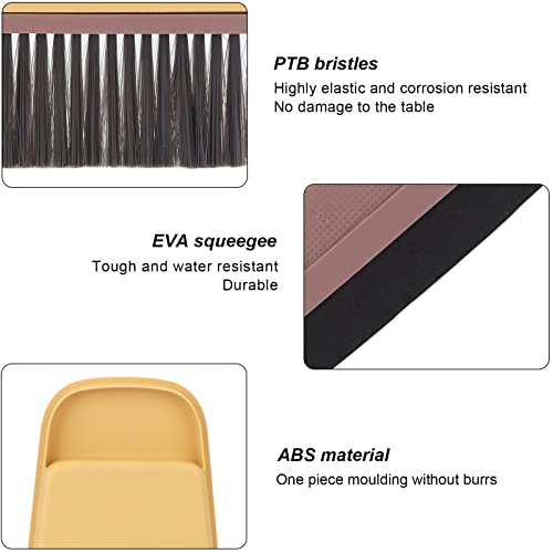 Mini Conjunto De Escova De Pá, 3 Em 1 Mini Escova De Vassoura De Limpeza Multiuso Para Mesa Escritór