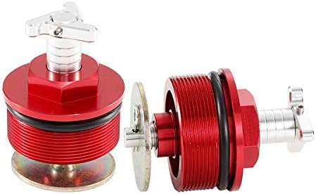 LANBAO Preload Fork Cap for Yamaha FZ6-N FZ6-S FZ6 FAZER 2004 2005 2006 2007 43mm Triangle Adjustable Fork Bolts Screw