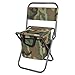 QGL-HQ Pliable Camouflage Ange Cair avec Oxford Zipper Storageash pêche robuste chaise de pêche attirail