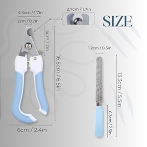 Petnailclippersandtrimmersensuringsafetywithguardincludesnailfileandsharpbladeidealgroomingtoolforcatsanddogsdognailclipperscatnailtrimmerwhiteblue  Cucciolini Doodles   cucciolini doodles