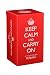 Keep Calm and Carry On Tea Carton Box, English Breakfast Tea (40 Bags, 125g, 4.4oz)