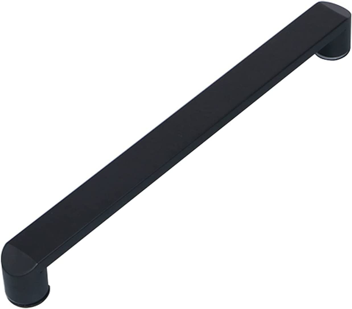 TIANQIHAO Push and Pull Bathroom Door Handle Stainless Steel Matte Black Single Towel Bar Shower Glass Door Grab Bar for Shower Enclosures,500mm