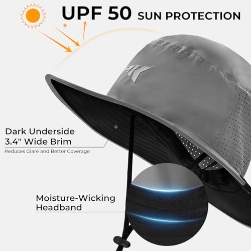 Image of KastKing Sol Armis UPF 50 Boonie Hat - Sun Protection Hat, Fishing Hat, Beach & Hiking Hat, Paddling