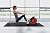 American Floor Mats Ultimate Stand-Alone Gym Mats 10% Blue-Grey 4' x 6' - 3/4" Thick