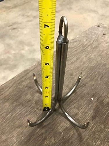 303 Stainless Pier Or Bridge Fishing Fish Gaff 5 Inch Dia With Eye For A Rope #TOP1