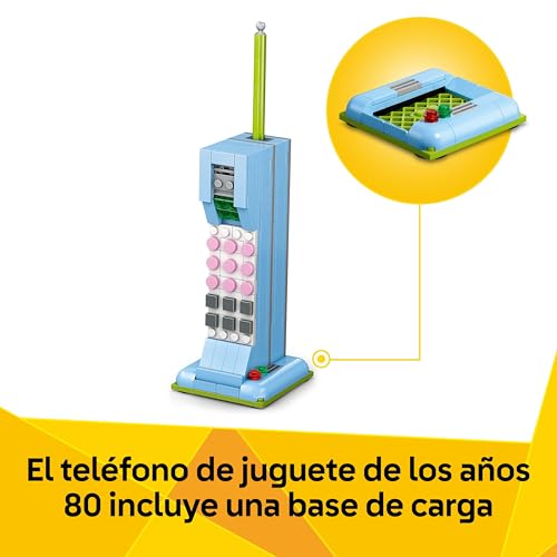 Miniatura 5 de LEGO Creator 3 en 1 Teléfono Retro de Juguete con Dial Giratorio - Se Transforma en Teléfono de los 80 o 2 Móviles de los 2000 - Regalo para Niñas y Niños de 8+ Años - Decoración de Estantería 31174