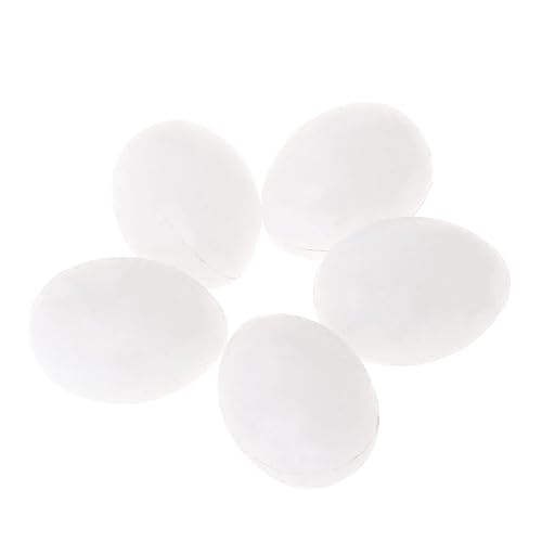 5 Huevos Artificiales para Loro, Huevos de Loro, Huevos Falsos para Incubar, para Loros