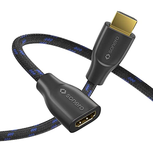Sonero® 4K HDMI Extension Cable, Premium High Speed, 4K 60Hz, HDMI Male to HDMI Female, Gold-Plated Contacts - Image 3