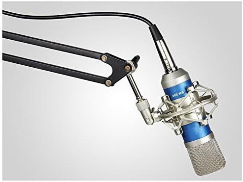 CCLOON Professional Condenser Microphone MIC with Shock Mount Holder for Studio Broadcasting Plug &Play Home Studio for Iphone Android Recording, PC, Computer, Youtube Podcasting