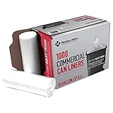 ProForce Clear Commerical Can Liners - 1000 ct