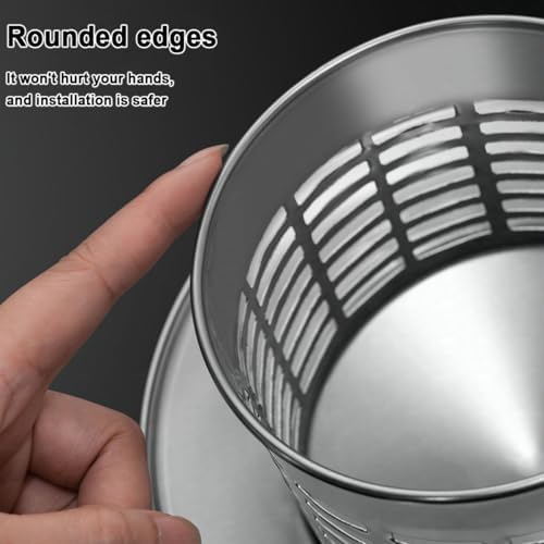 Stainless Steel Chimney Cap with Mesh Animal Guard, 2.5" Flue Cover for Fireplace & Exhaust Pipes, Storm-Proof Rain Cap, Easy Installation, Durable & Weather-Resistant