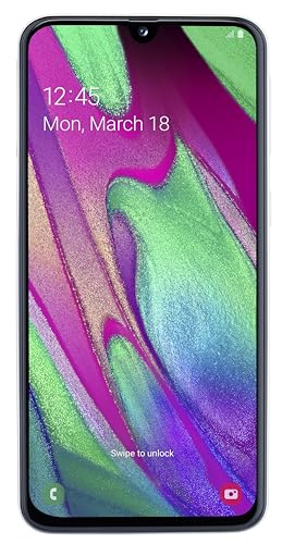 SAMSUNG Galaxy A40 - Smartphone Portable débloqué 4G (Ecran: 5, 9 Pouces - 64 Go - Double Nano-SIM - Android) - Blanc - Version Française