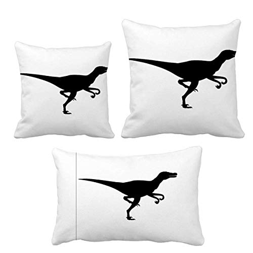 Housse de coussin miniature os de dinosaure DIYthinker décor canapé - 2