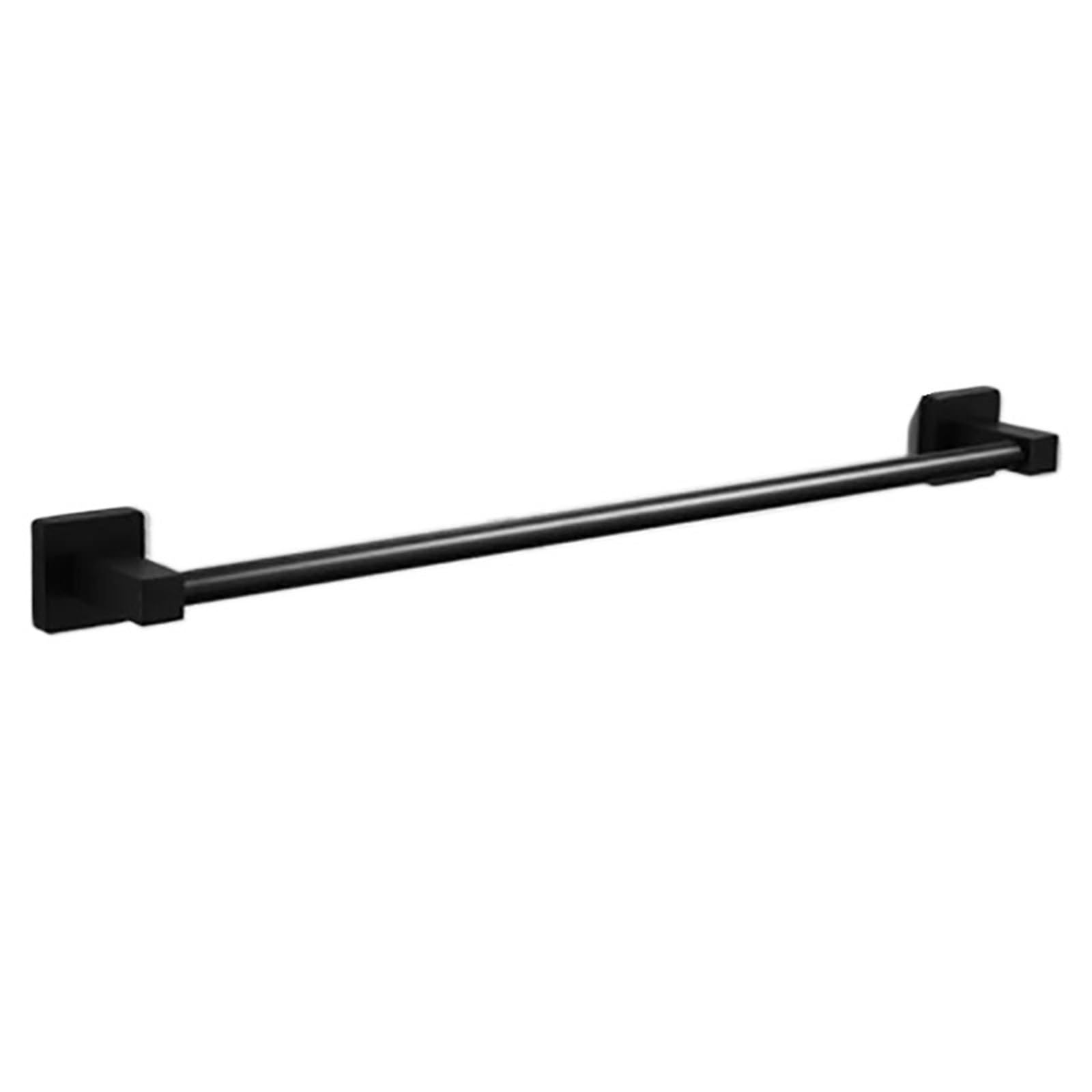Towel Holder Towel Rail Black Robe Hook Bar Shelf Tissue Paper Holder Bathroom Hardware Set Bathroom Accessories(Style-01)