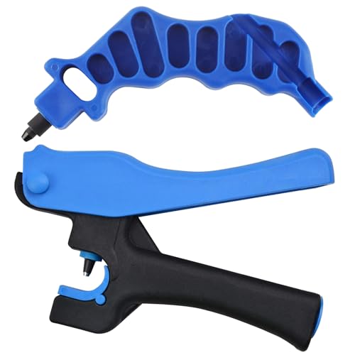 Kalolary 2Pcs Drip Irrigation Tubing Hole Punch Drip Tube Hole Punch Tool Outdoor Irrigation Pipe Hand Punch for 16/20mm PE Pipe Opening Punch