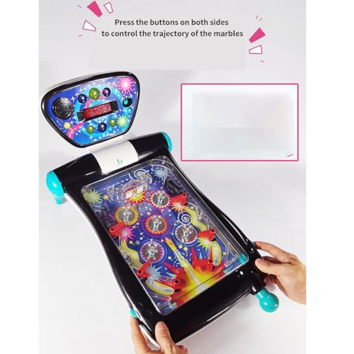 Máquina de jogo de pinball eletrônico de mesa KANBUN para crianças e adultos, mini máquina de jogos