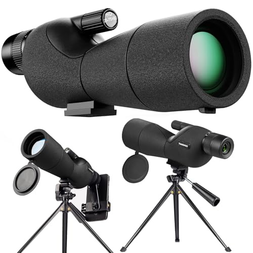 25-75x60 Spotting Scopes with Tripod Carrying Bag Phone Adapter Straight