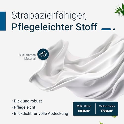 TexDeko® Biertischhusse Premium für Bierzeltgarnitur 220 x 70cm Schwarz – Ansicht 3
