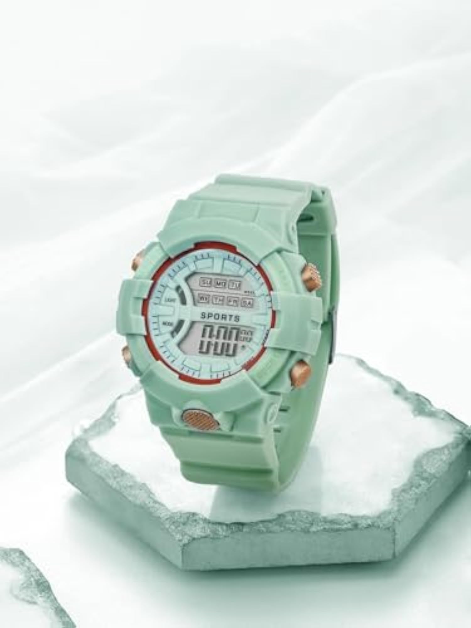 Multi-Functional Pink Digital Watch for Kids