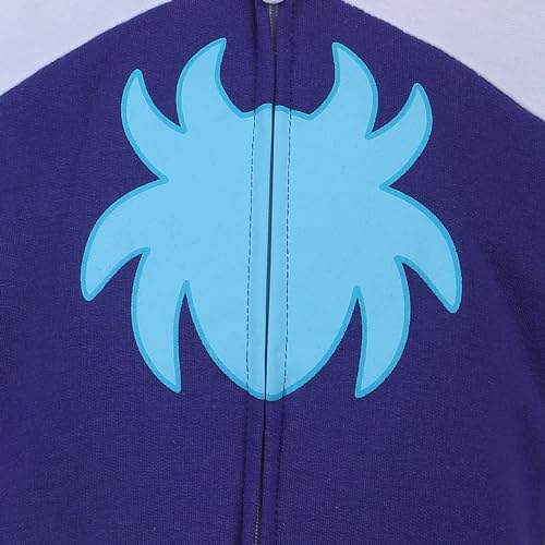 Marvel Girls Spider-Gwen Ghost Spider Zip Up Hooded Sweatshirt and Pants Set for Toddler and Big Kids4