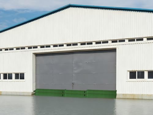 Miniatura 5 de Kellegour Sacos De Arena De Lona Gruesa Reutilizables,6 Pcs Sacos De Arena Para Inundaciones 120 X 19 Cm,Bolsas De Arena De Barrera De Agua De Inundación Para Garajes,Puertas,Sótanos,Ventanas,Verde