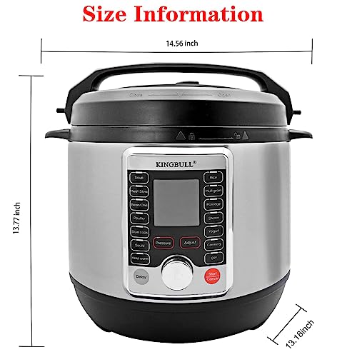 KINGBULL 12-in-1 Electric Pressure Cooker 736238134001 の商品画像 1