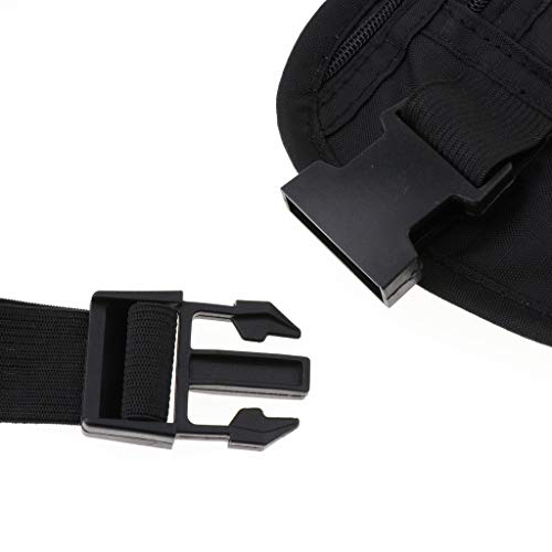 kowaku Travel Money Belt RFID Bloqueando Cintura Preta Impermeável