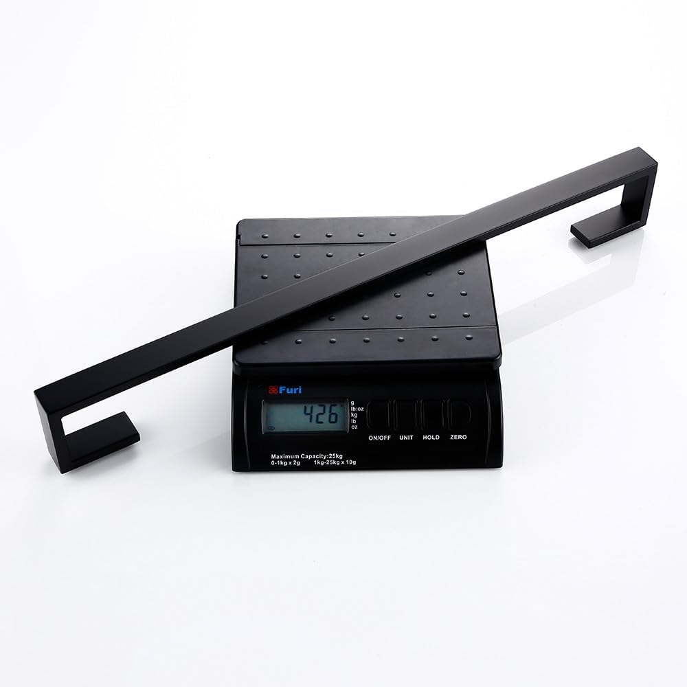 Matte 4-Piece Bathroom Accessory - Wall-Mounted Robe Hook, Towel Rail, Tissue & Toothbrush Rack(Paper Holder)