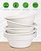 Paper Bowls 260 Packs, 12 OZ Disposable Paper Bowls Heavy Duty, Eco-Friendly White Disposable Hot Soup Bowls Bulk, Compostable Bamboo Bowls 350ml for Party, Camping, Birthday, Festivals 3